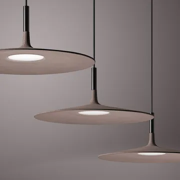 Aplomb Large pendel - Hvit betong - Foscarini