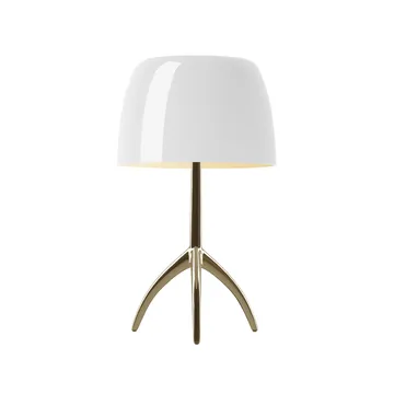 Lumiere Grande Dimbar bordlampe - hvit, champagne - Foscarini
