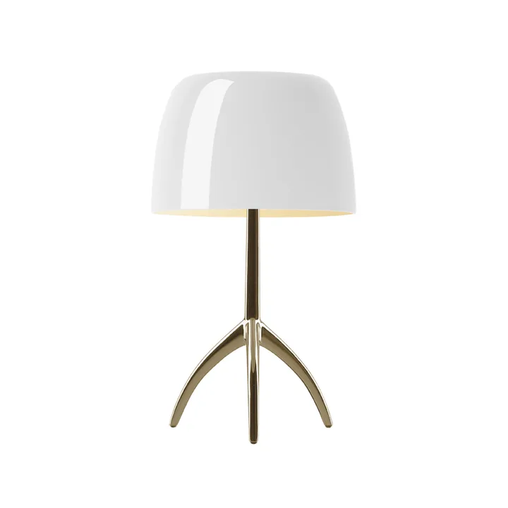 Lumiere Grande Dimbar bordlampe - hvit, champagne - Foscarini