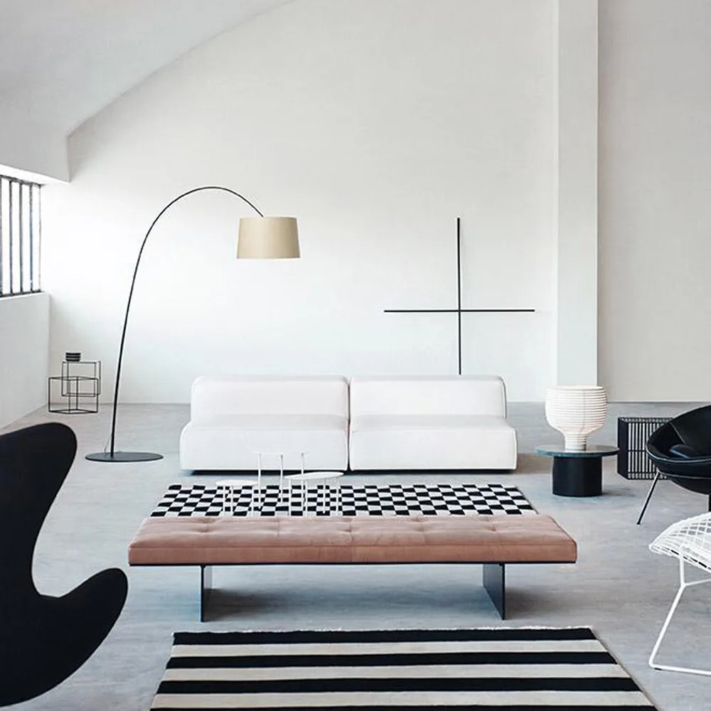 Twiggy Wood gulvlampe, svart Foscarini