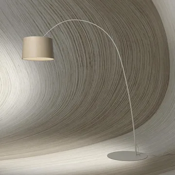 Twiggy Wood gulvlampe - svart - Foscarini