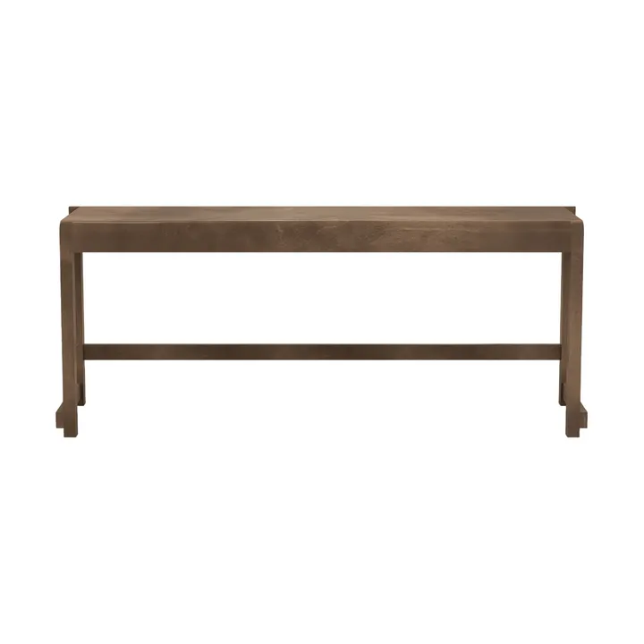 Bench 01 bänk - Mørkebrun bjørk, 114,6x37x46 cm - FRAMA