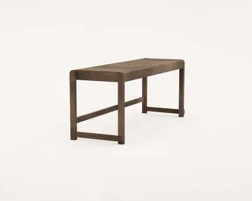 Bench 01 benk - Mørkebrun bjørk, 114,6x37x46 cm - FRAMA