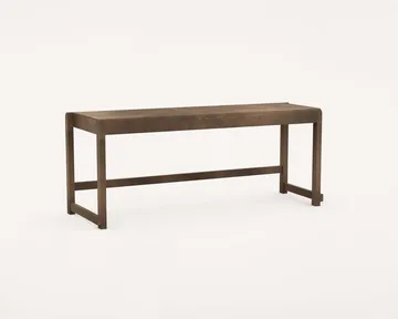 Bench 01 benk - Mørkebrun bjørk, 114,6x37x46 cm - FRAMA