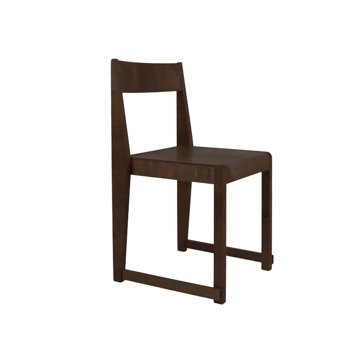 Chair 01 stol - Mørkebrun bjørk - FRAMA