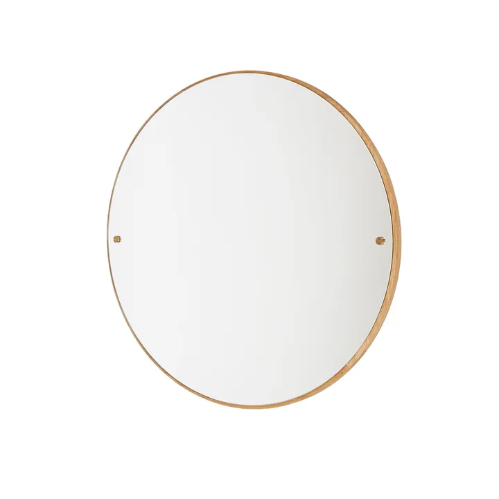 CM Circle spegel - Eik, large, Ø70 cm - FRAMA