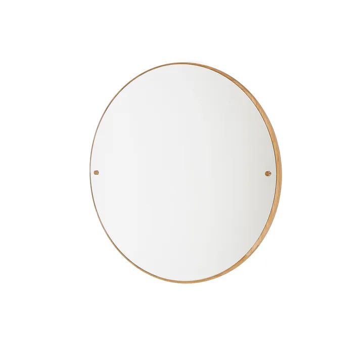 CM Circle spegel - Eik, medium, Ø60 cm - FRAMA