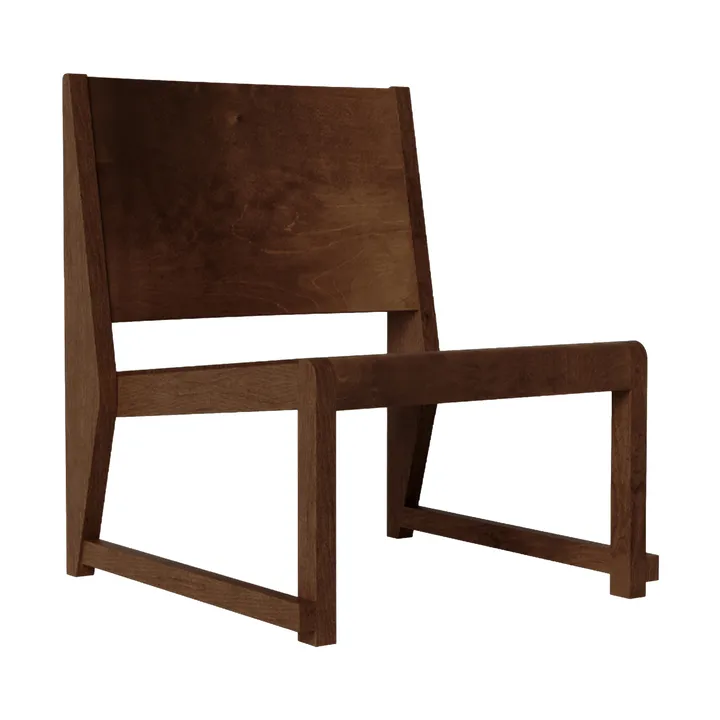 Easy Chair 01 loungestol - Mørkebrun bjørk - FRAMA