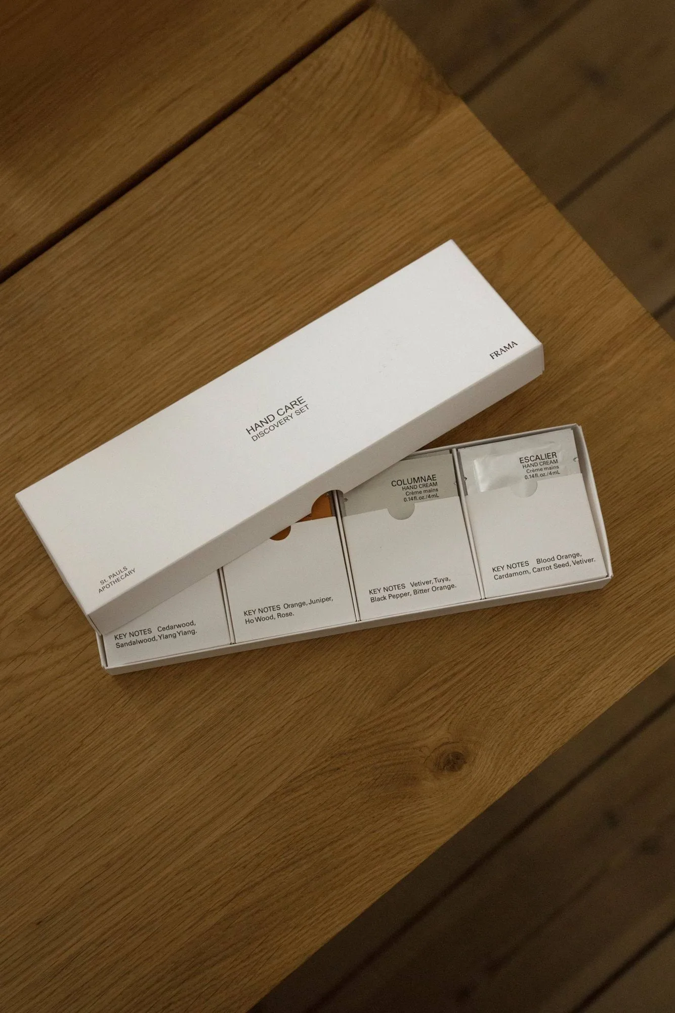 FRAMA håndpleiesett, 8x4 ml FRAMA