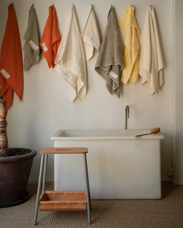 Heavy Towel badelaken 150x100 cm - Burnt orange (orange) - FRAMA