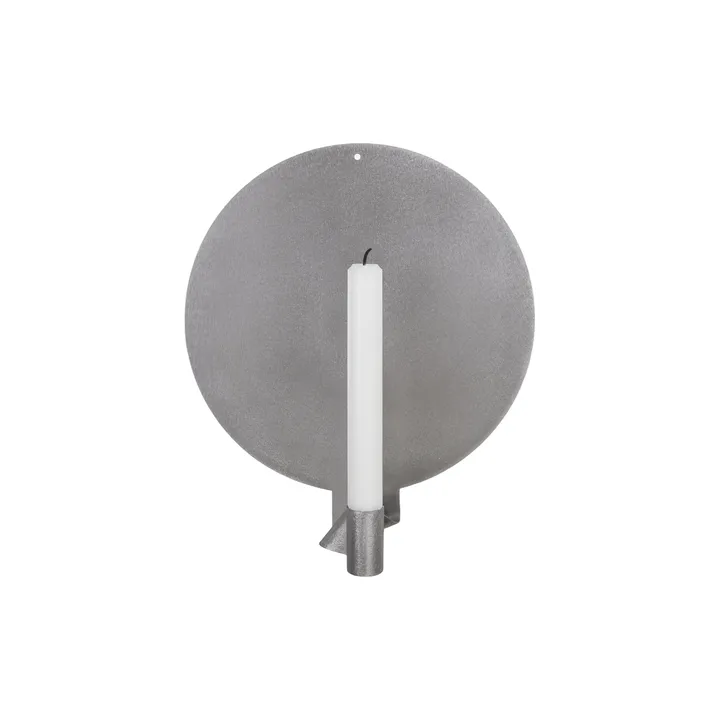 Ornament väggljusstake - Rustfritt stål, round, 28,2 cm - FRAMA