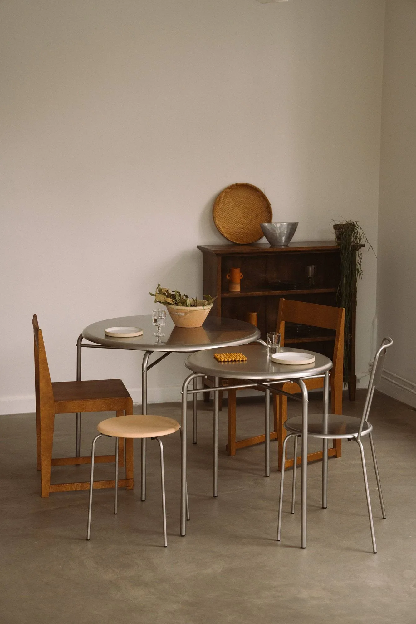 Petit Rond bord, Rustfritt stål, Ø65x73 cm FRAMA