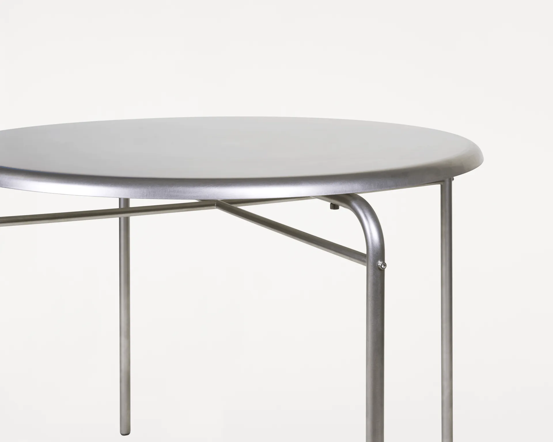 Petit Rond bord, Rustfritt stål, Ø90x73 cm FRAMA