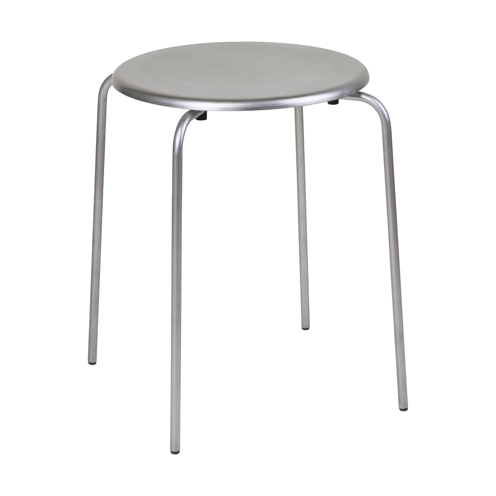 Petit Rond rund krakk, Rustfritt stål FRAMA