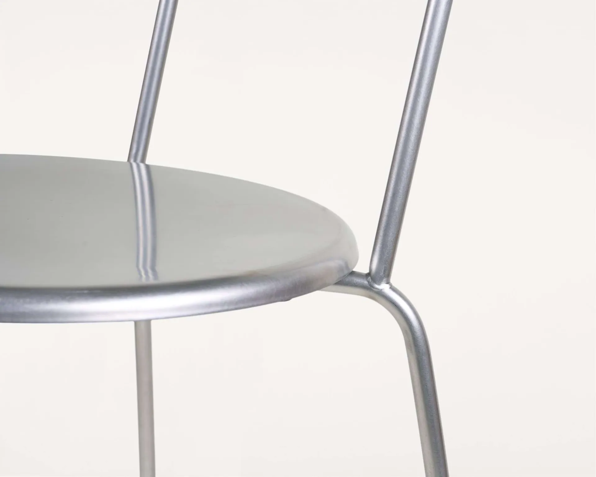 Petit Rond stol, Rustfritt stål FRAMA