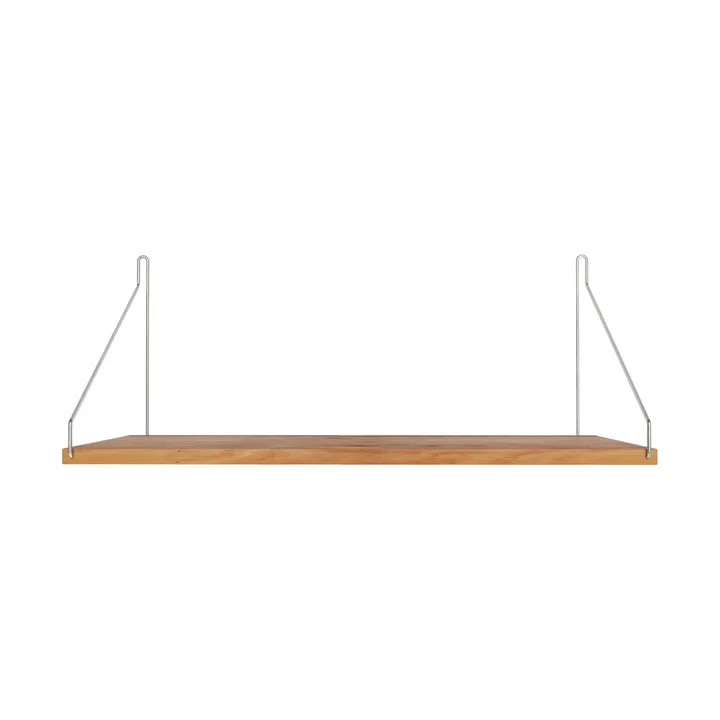 Single Shelf vägghylla - Eik-rustfritt stål, 60x27 cm - FRAMA