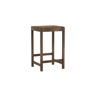 Stool 01 barkrakk - Mørkebrun bjørk, 65 cm - FRAMA