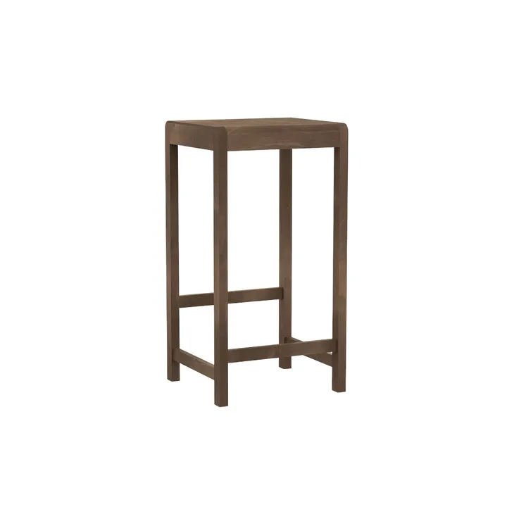 Stool 01 barpall - Mørkebrun bjørk, 76 cm - FRAMA