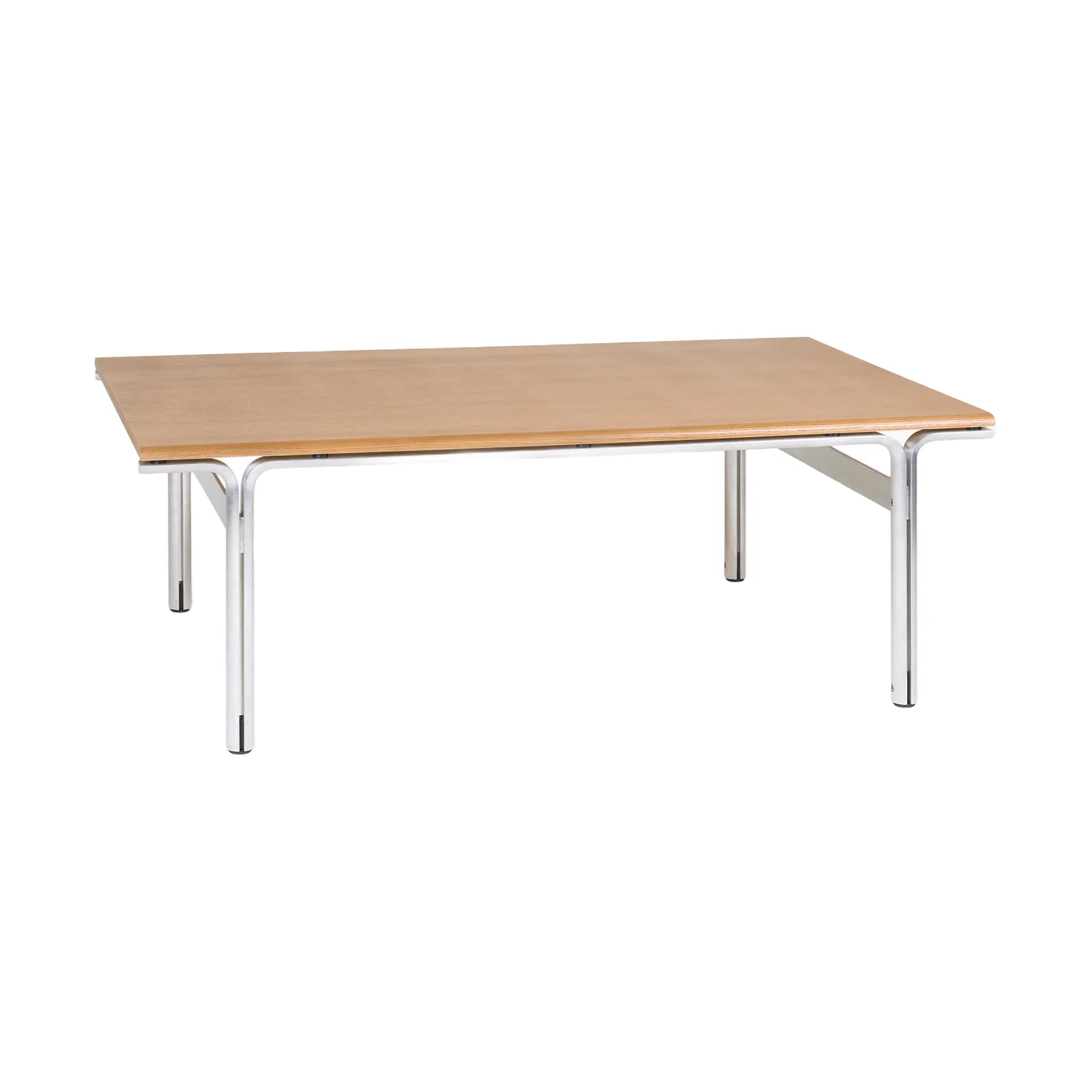 Union sofabord, Aluminium-varmbrun ask, 97x60x34,5 cm FRAMA