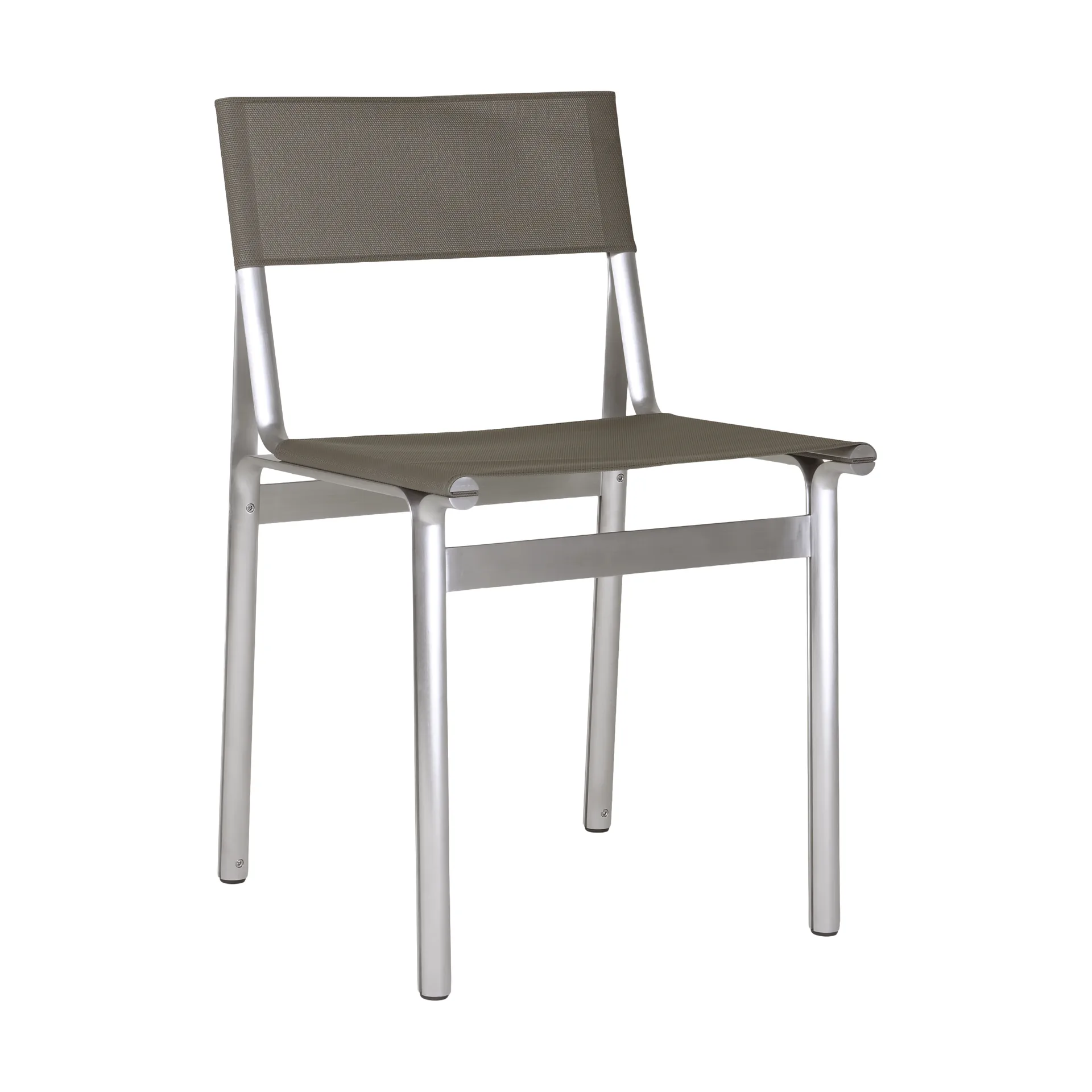 Union stol, Aluminium-Taupe Mesh FRAMA