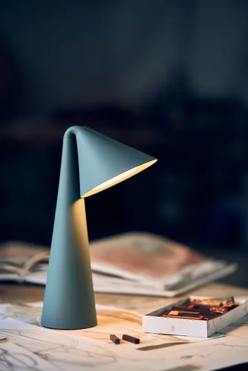 Ami bordlampe portabel - Sage green, 31,6 cm - Frandsen