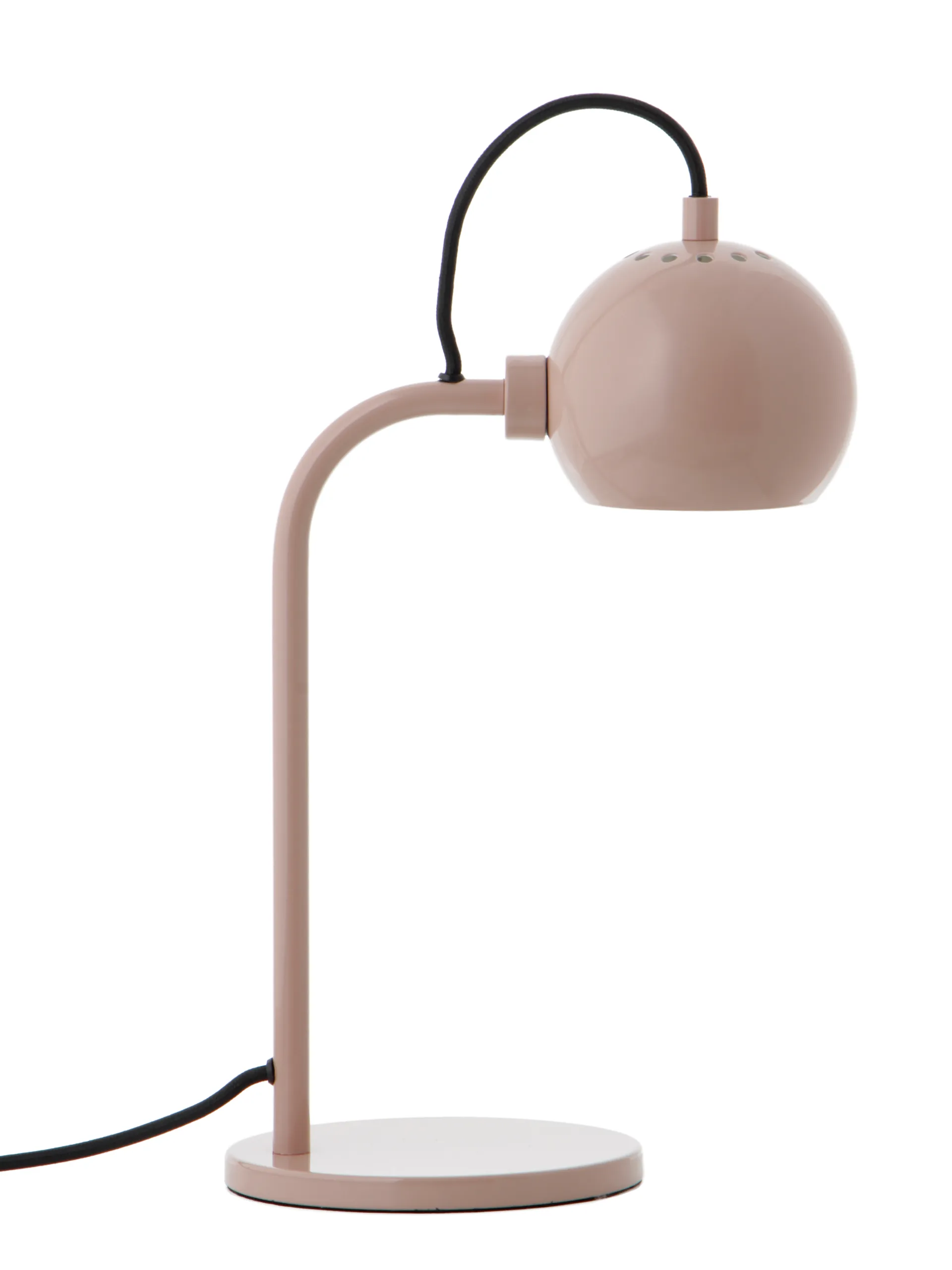 Ball bordlampe 16x37 cm, Glossy nude Frandsen