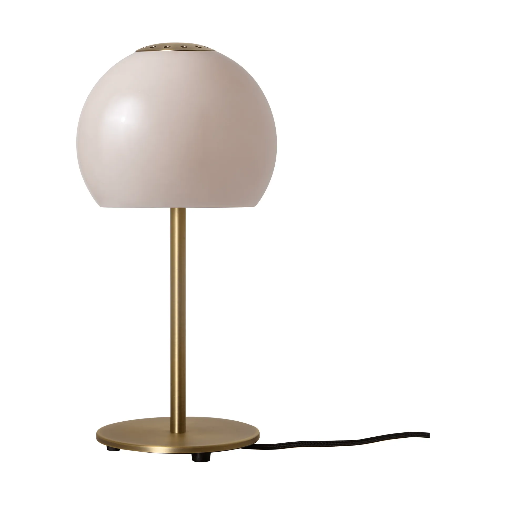 Ball glass bordlampe, Sand Grey, Ø18 cm Frandsen