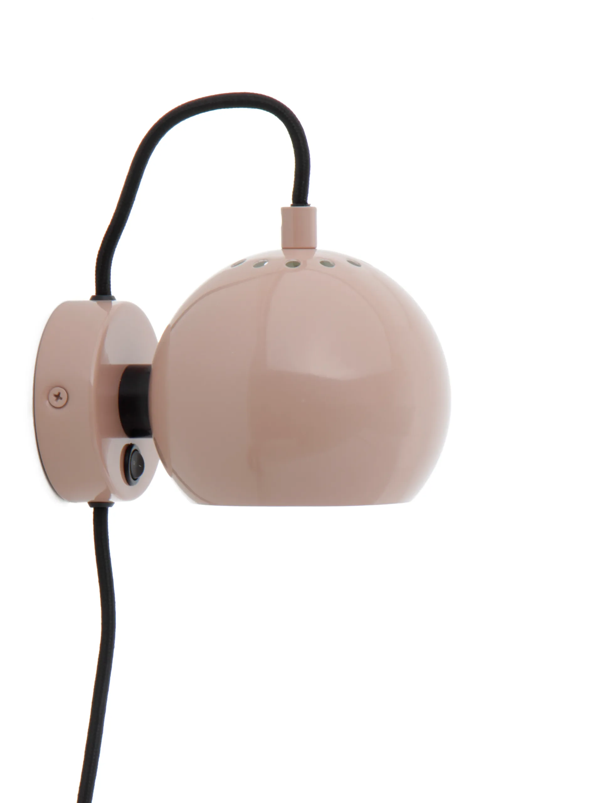 Ball Magnet vegglampe 10x12 cm, Glossy nude Frandsen