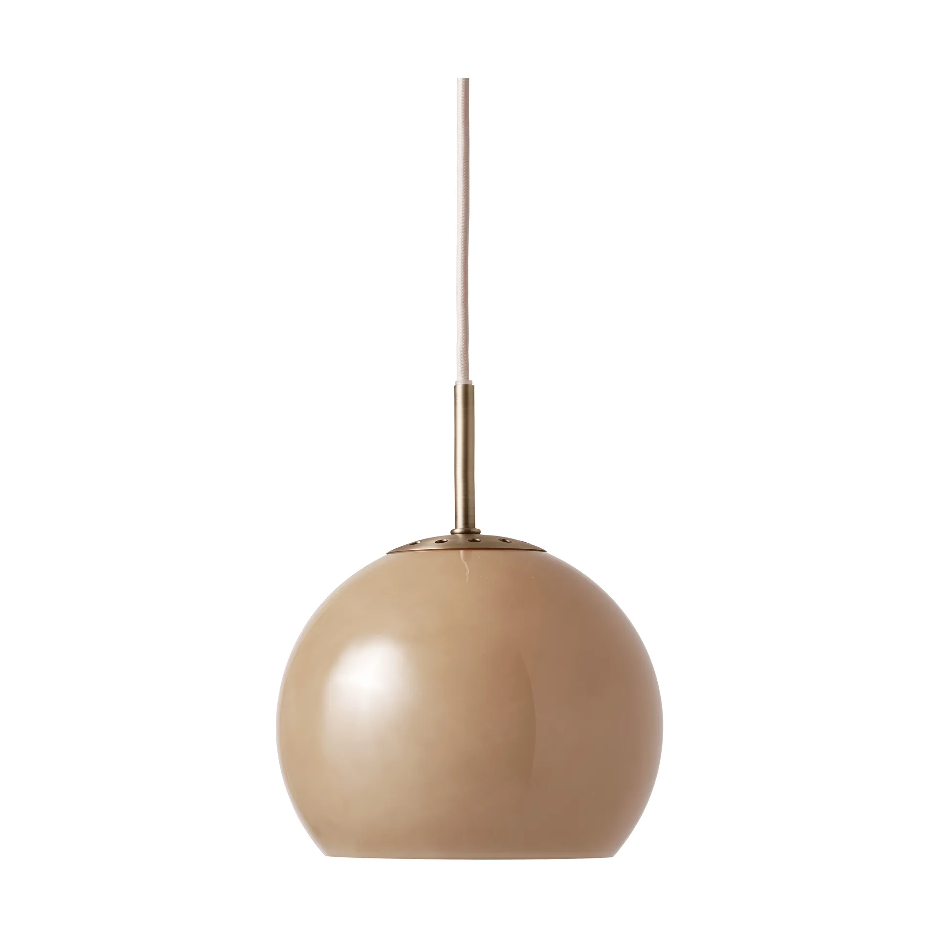 Ball pendel Ø18 cm, Cappuccino Frandsen