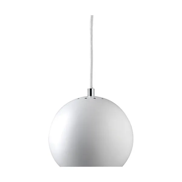 Ball pendel Ø18 cm, Hvit Frandsen