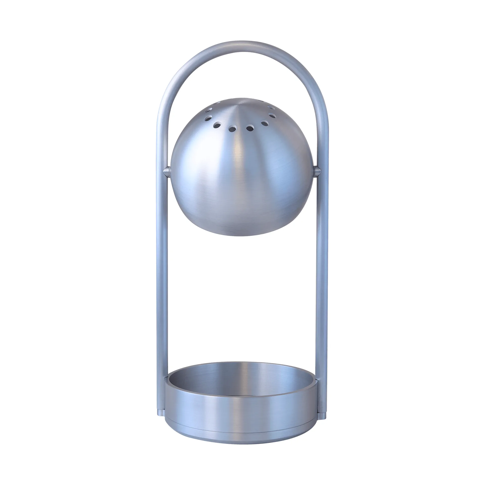 Ball portable bordlampe, Brushed Aluminium, 32 cm Frandsen