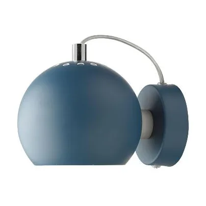 Ball vegglampe Ø12 cm - Blå - Frandsen