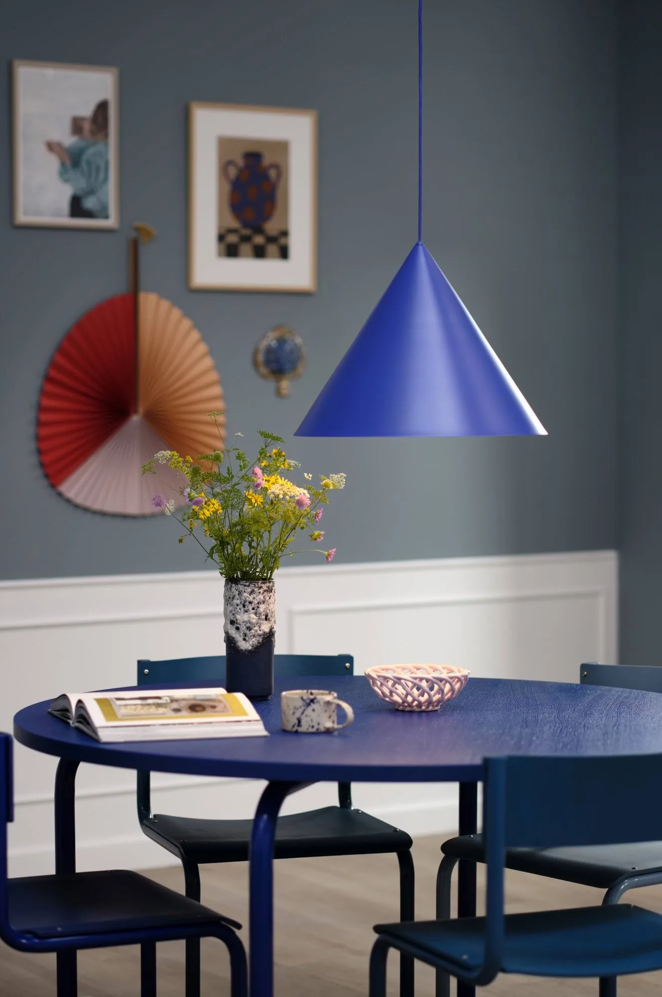 Benjamin Xl pendel, Atomic Blue, Ø46 cm Frandsen