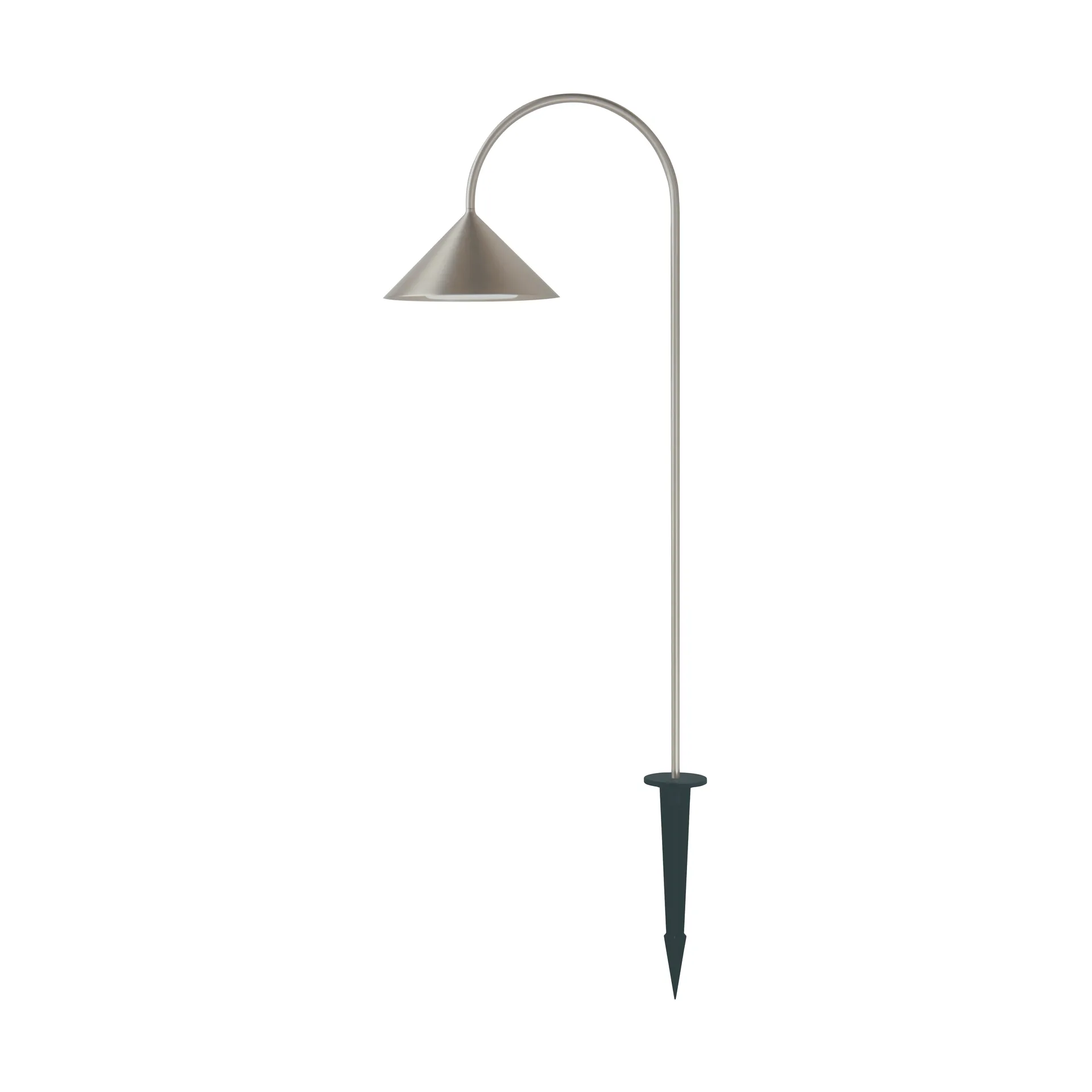 Grasp garden spear hagebelysning , Brushed Stainless Steel, 82 cm Frandsen