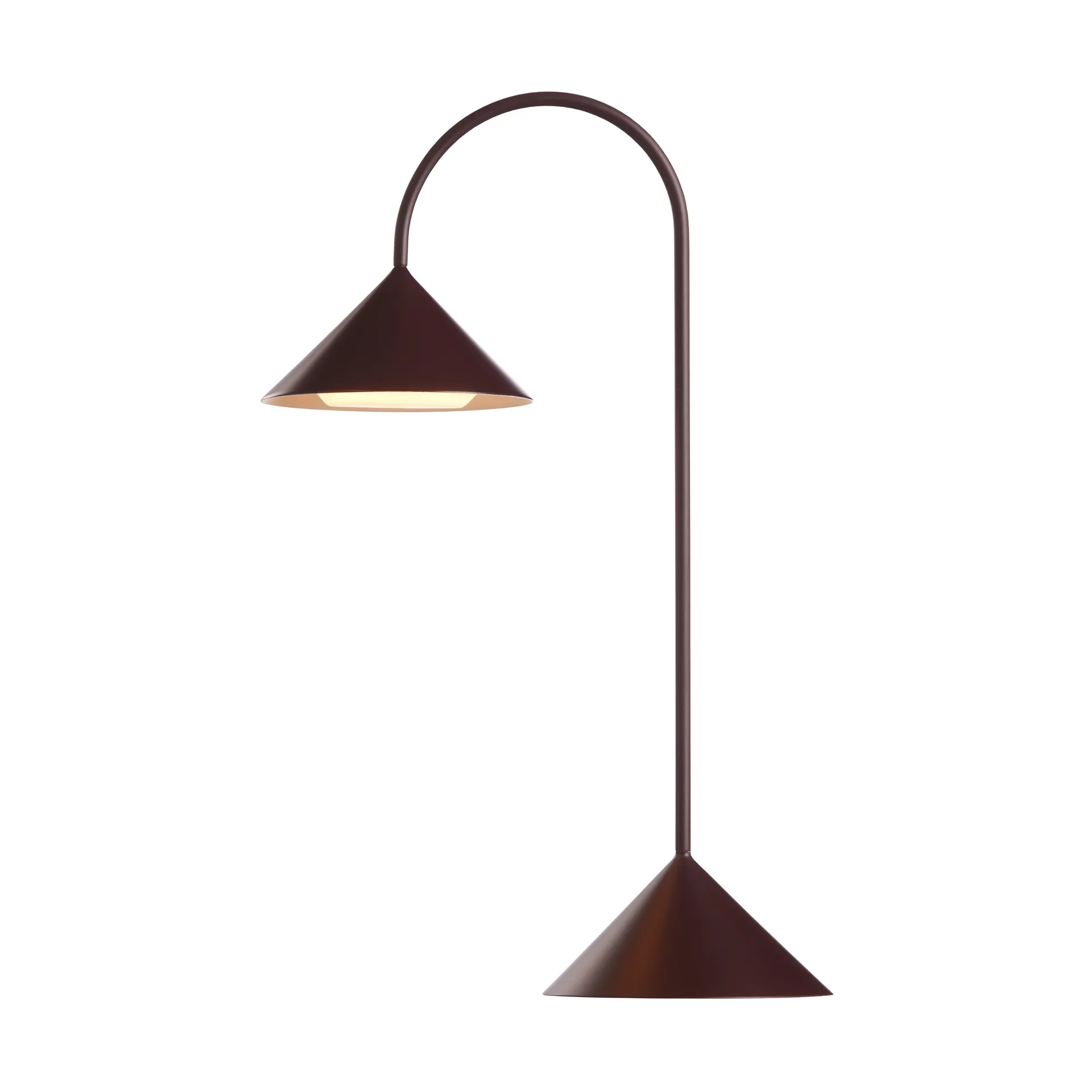 Grasp portable bordlampe, Matt Beetroot, 47 cm Frandsen