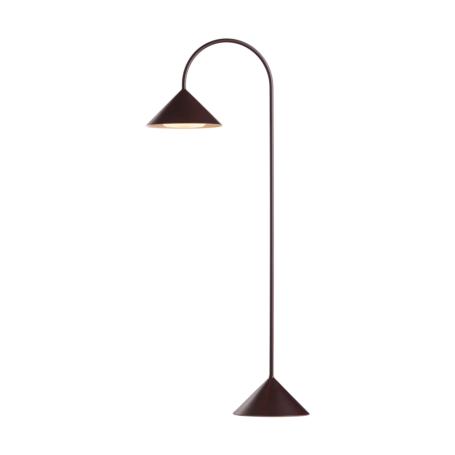 Grasp portable bordlampe, Matt Beetroot, 72 cm Frandsen