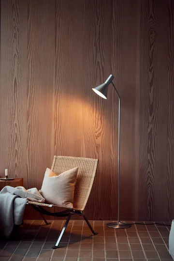 Lyss gulvlampe - Brushed aluminium,150 cm - Frandsen