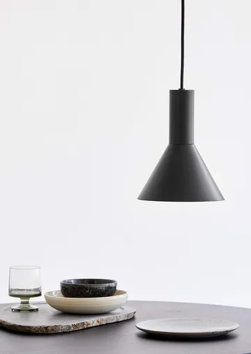 Lyss pendel  - Matt black, Ø18 cm - Frandsen