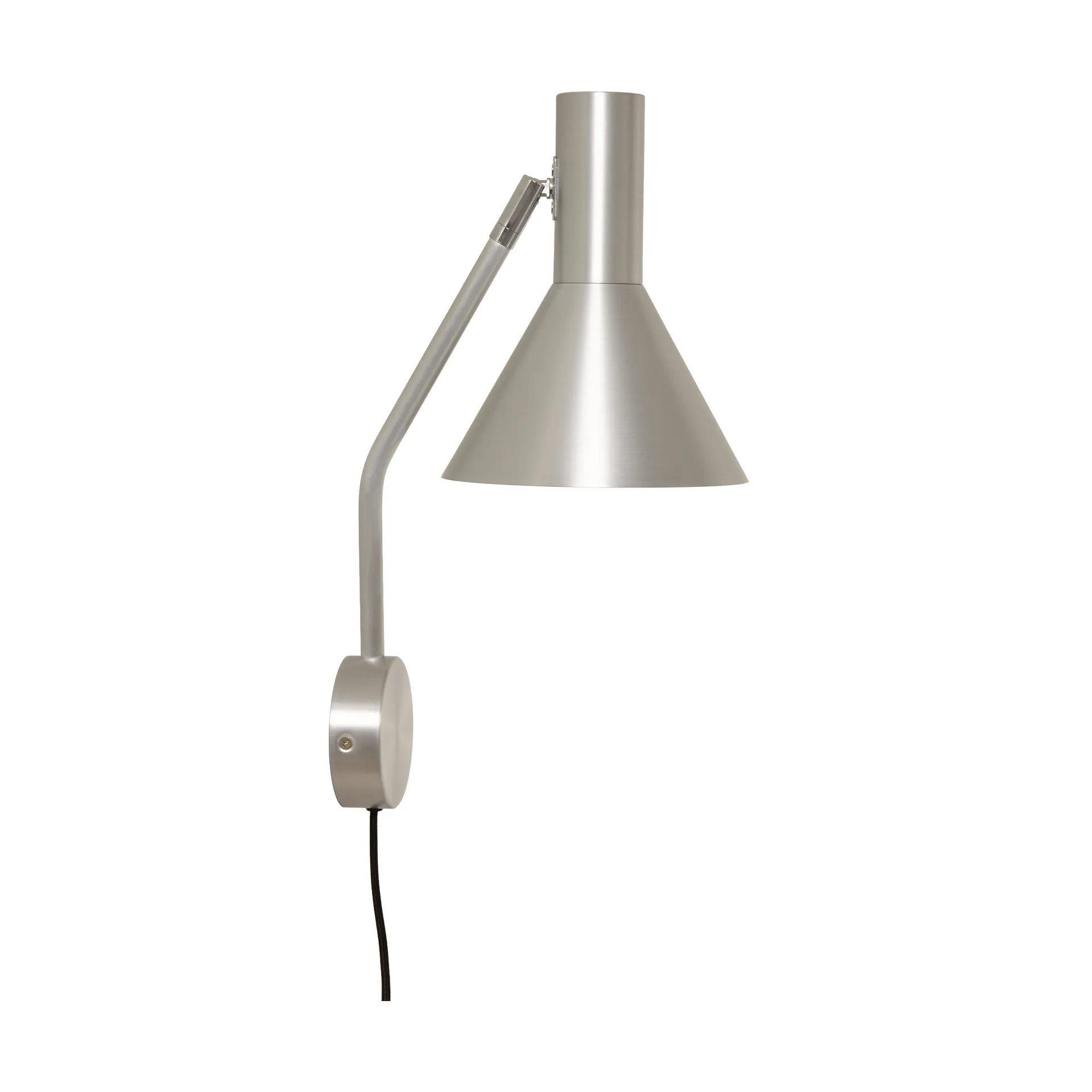 Lyss vegglampe, Brushed aluminium, 42 cm Frandsen