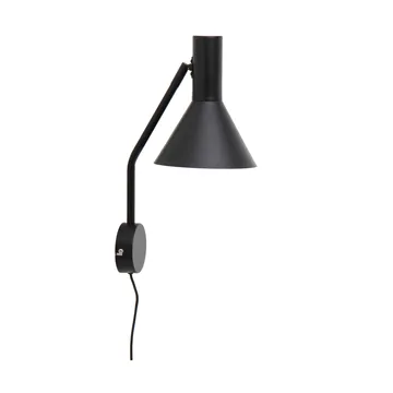 Lyss vegglampe - Matt black, 42 cm - Frandsen