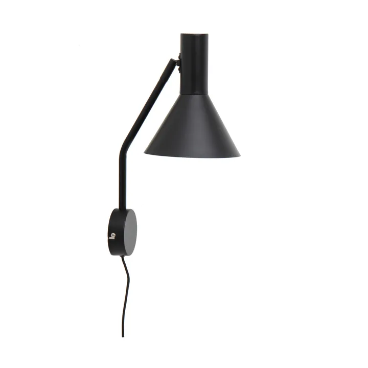 Lyss vegglampe - Matt black, 42 cm - Frandsen