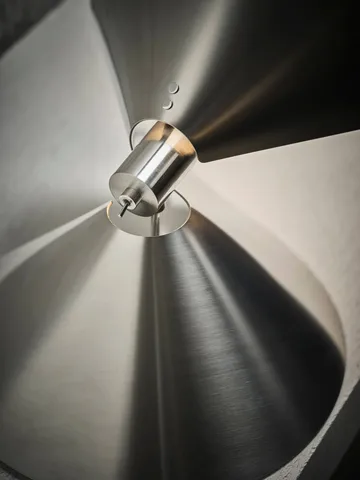 Peel bordlampe - Brushed stainless steel - Frandsen