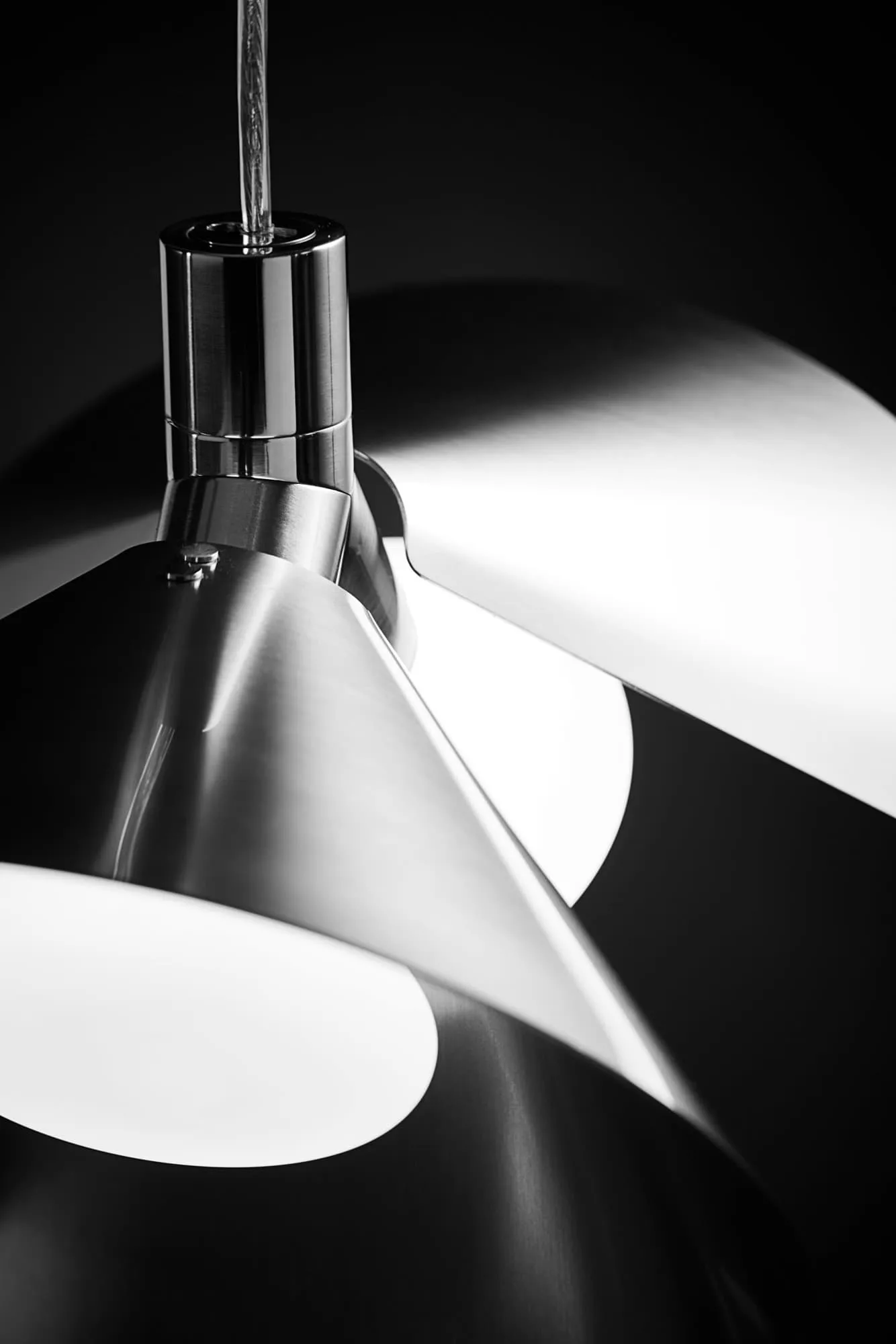 Peel pendel, Brushed stainless steel Frandsen