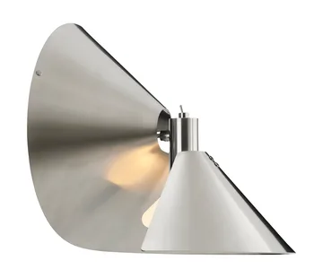 Peel vegglampe - Brushed stainless steel - Frandsen