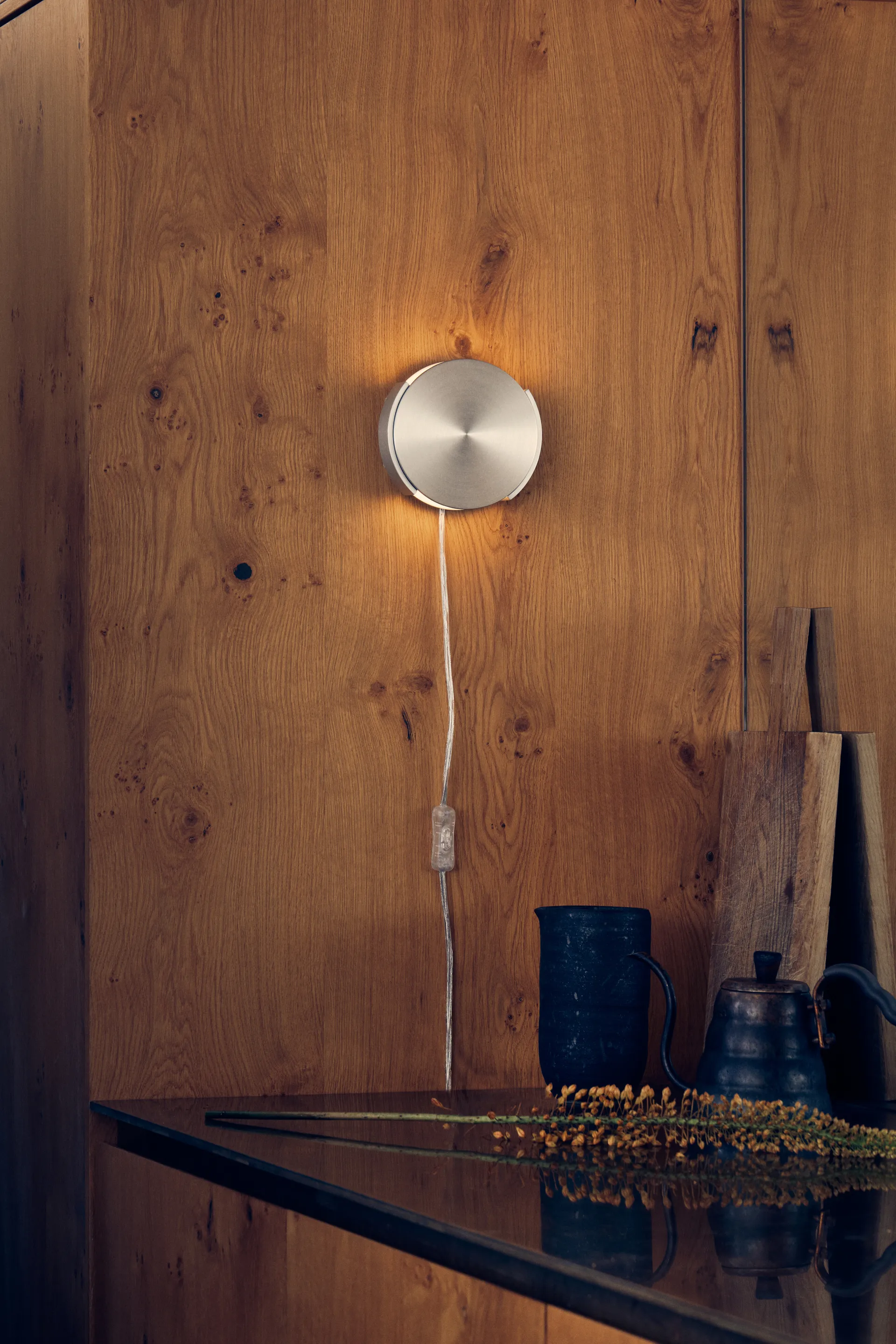 Rotate vegglampe, Brushed Aluminium Frandsen