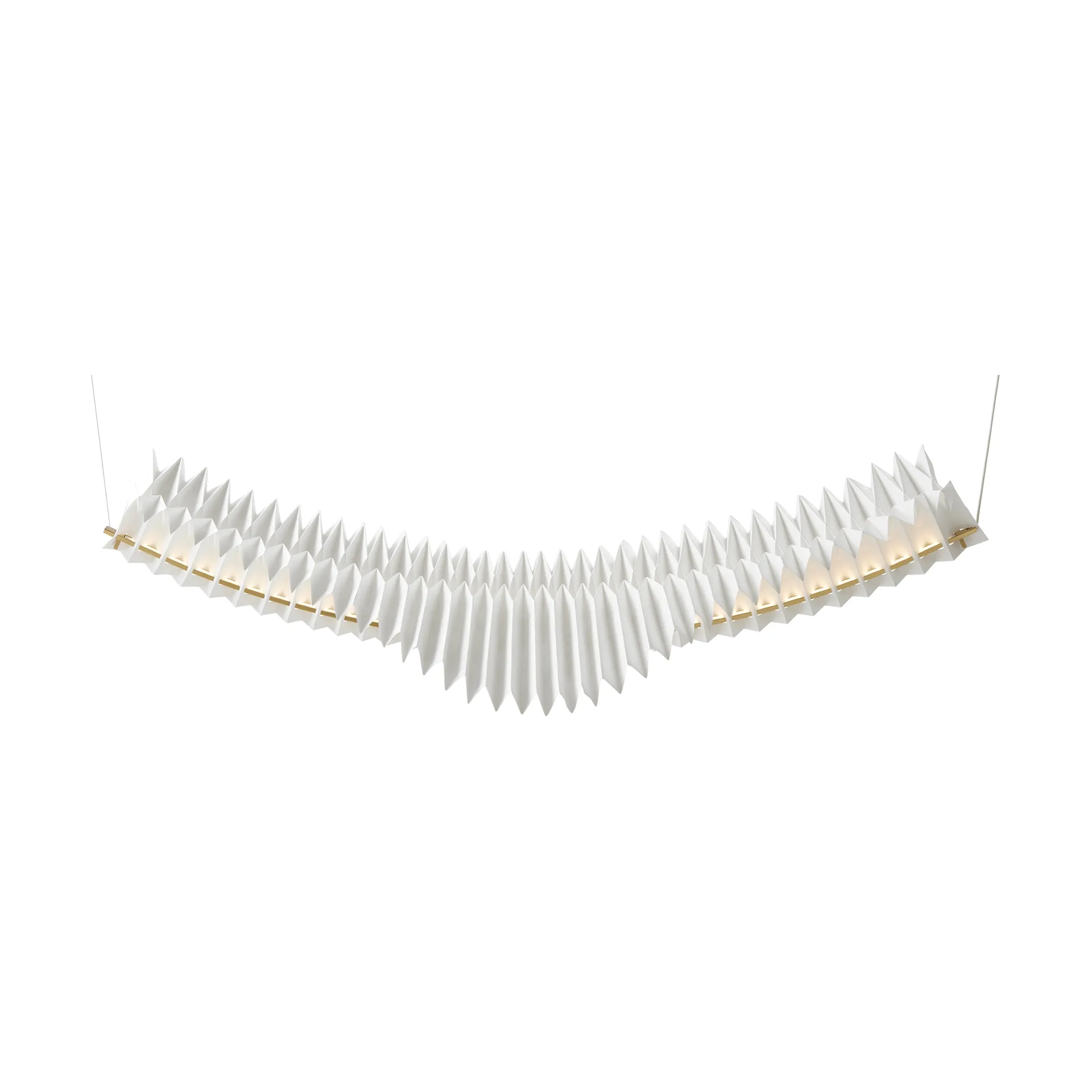 Sora pendel , Solid brass-white Frandsen
