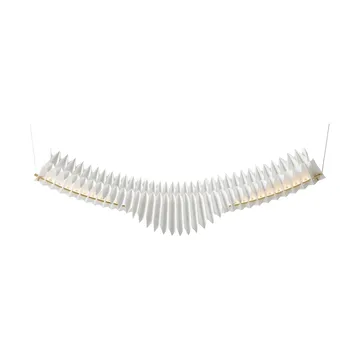 Sora pendel  - Solid brass-white - Frandsen