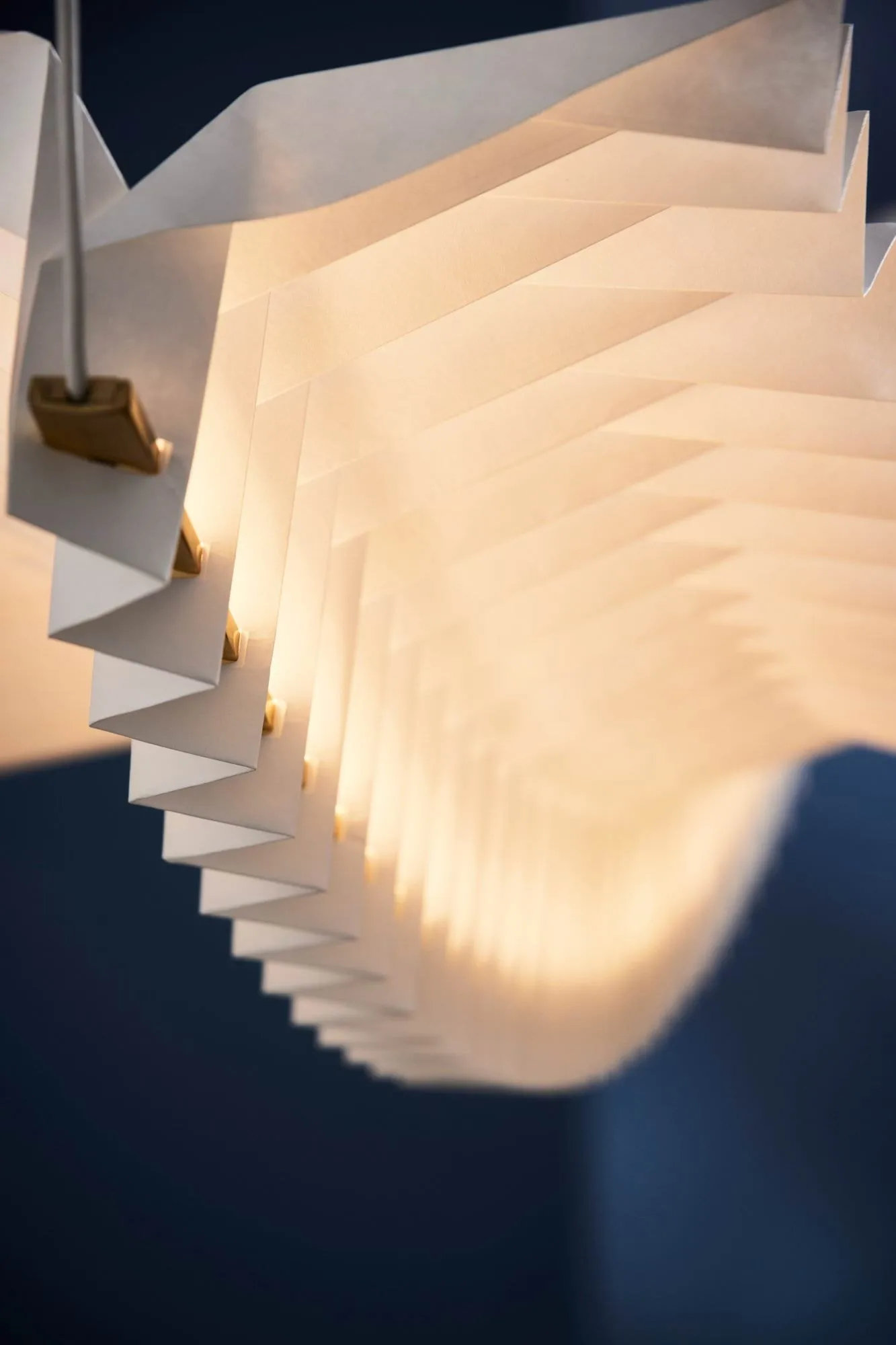 Sora pendel , Solid brass-white Frandsen