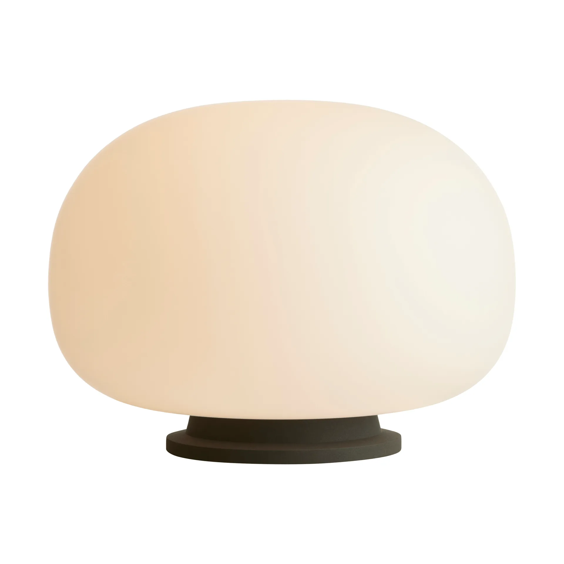 Supernate bordlampe, Opal white-black, Ø38 cm Frandsen