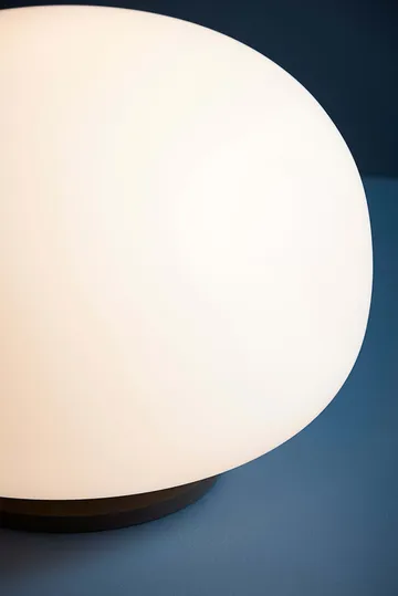 Supernate bordlampe - Opal white-black, Ø38 cm - Frandsen